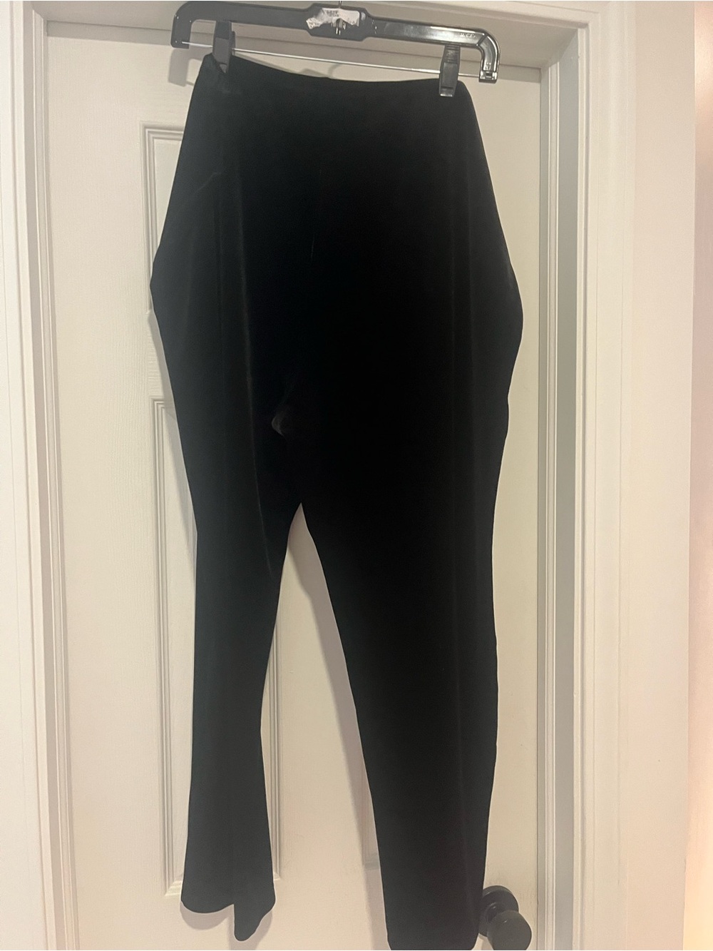 Joan Vass Black Women's Stretch Velvet Pants - 2X - NEVER WORN